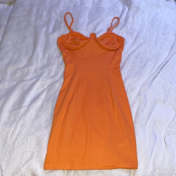PrettyLittleThing Dresses & Skirts - Prettylittlething orange mini dress